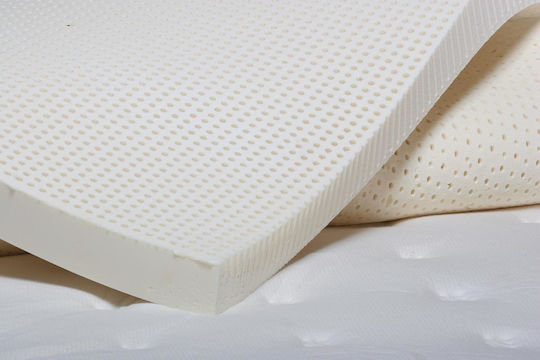 Idilka Ανώστρωμα Latex Ημίδιπλο Latex Eμποτισμένο με Αλόη & Αποσπώμενο Κάλυμμα 130x190x4εκ.