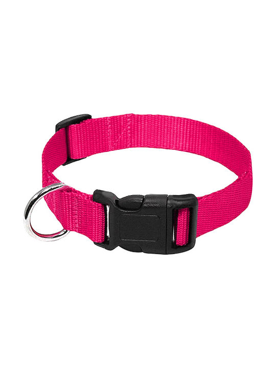 Pet Camelot Hundehalsband Fluo Pink Verstellbar 20mm x 40 - 55cm