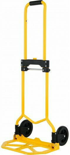 Vorel Transport Trolley Retrieved from Foldable for Weight Load up to 60kg Yellow