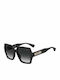 Moschino Women's Sunglasses with Black Plastic Frame and Black Gradient Lens MOS127/S 807/9O