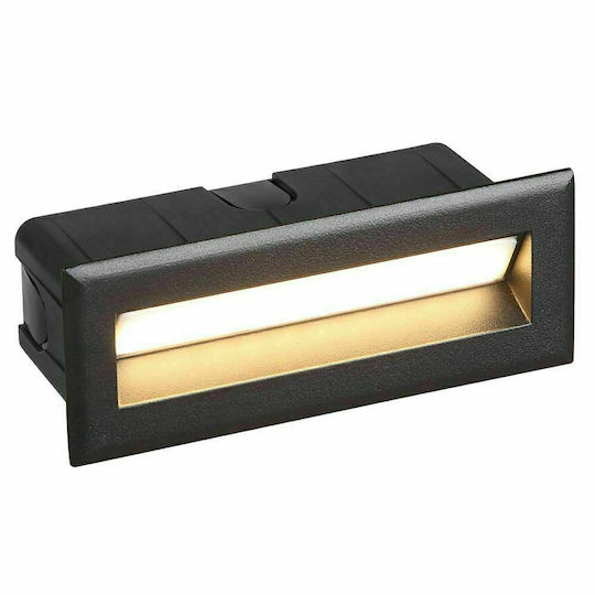 Nowodvorski Bay M Wall-Mounted Outdoor Ceiling Light LED IP65 5W with Warm White Light 13.7x5.5εκ.