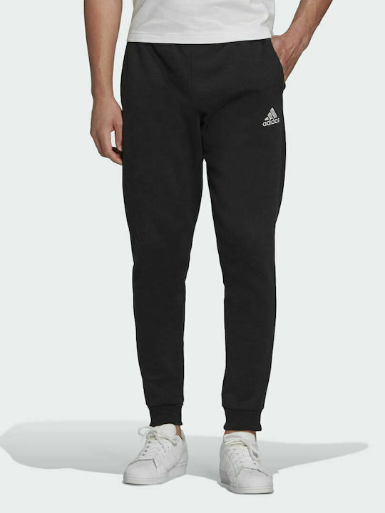 Adidas Entrada 22 Sweat Παντελόνι Φόρμας με Λάστιχο Μαύρο
