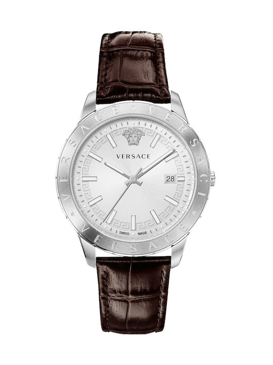 Versace Univers Herren Watch Battery with Brown...