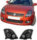 Предни светлини Ангелски очи LED за Suzuki Бърз 2005-2010 2бр