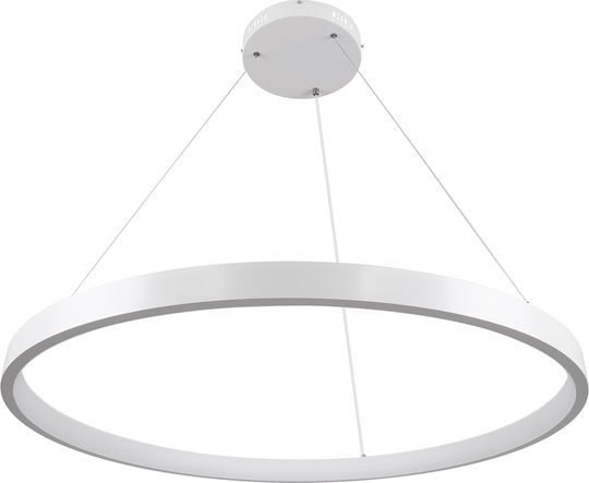 GloboStar Nemesis Κρεμαστό Φωτιστικό Λευκό LED 86x86εκ.
