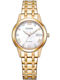 Citizen Women's Watch with Gold Metal Bracelet