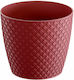 Marhome Orient Pot Plastic Red 25.8x25.8x22.9cm.