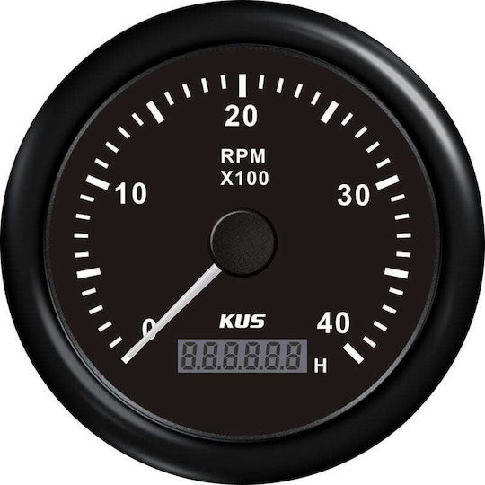 Eval 4000RPM Digital Hourmeter Boat Multi-Indicator Measurement Instrument