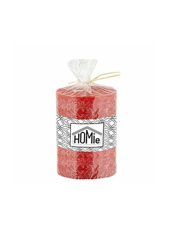 HOMie Scented Candle with Scent Strawberry Red 7x10cm 1pcs