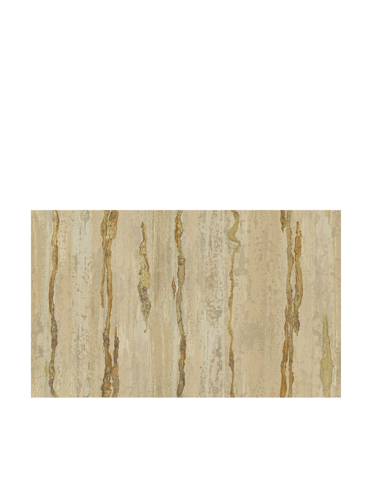 Wallpaper Moderna Vinyl Beige L1005xW106cm Washable