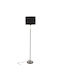 Atmosphera Jule Floor Lamp H151xW32cm. with Socket for Bulb E27 Black