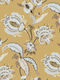 Wallpaper Flora Vinyl Yellow L1005xW53cm Washable