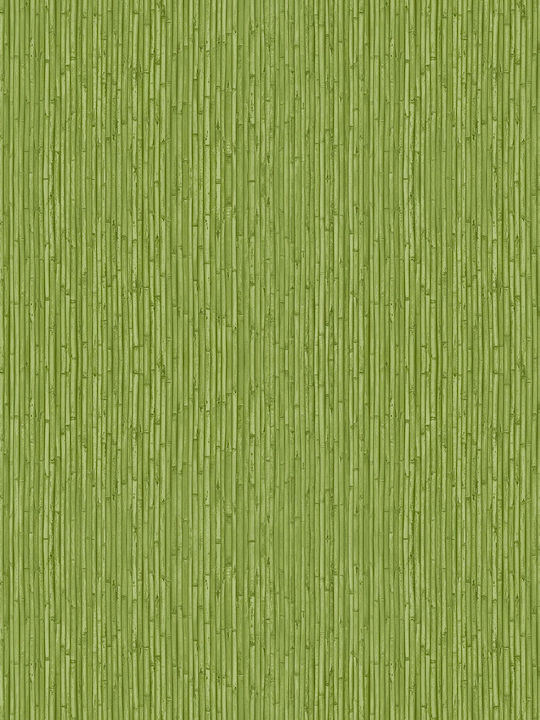 Wallpaper Flora Vinyl Green L1005xW53cm Washable