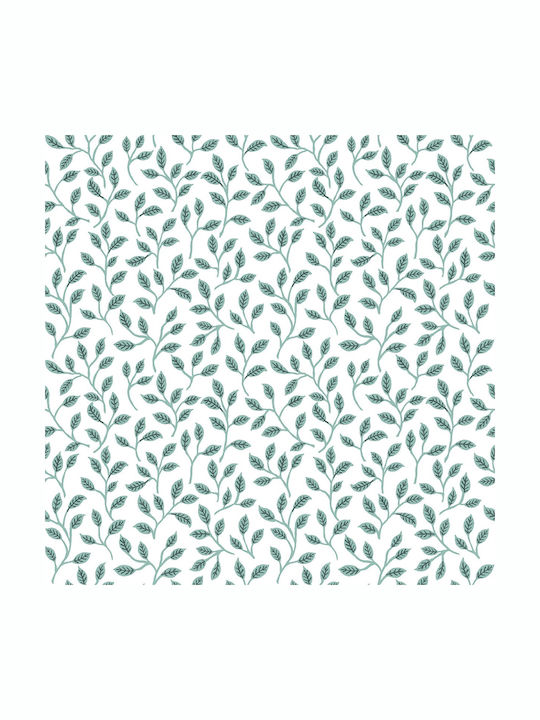 Wallpaper Flora Vinyl Green L1005xW53cm Washable