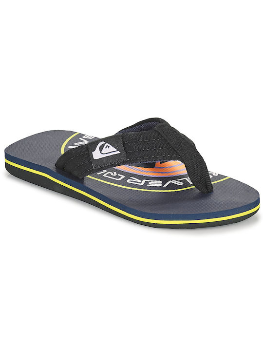 Quiksilver Παιδικές Σαγιονάρες Flip Flops Μαύρες