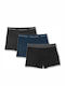 Men's Boxers Black / Blue / Grey 3Pack