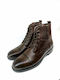 LEATHER SPORTS SHOES, CODE: 12M-COFFEE