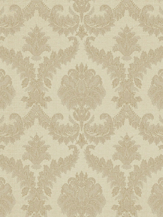 Wallpaper Vinyl Beige L1005xW53cm Washable