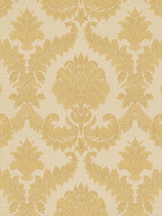 Wallpaper Vinyl Yellow L1005xW53cm Washable