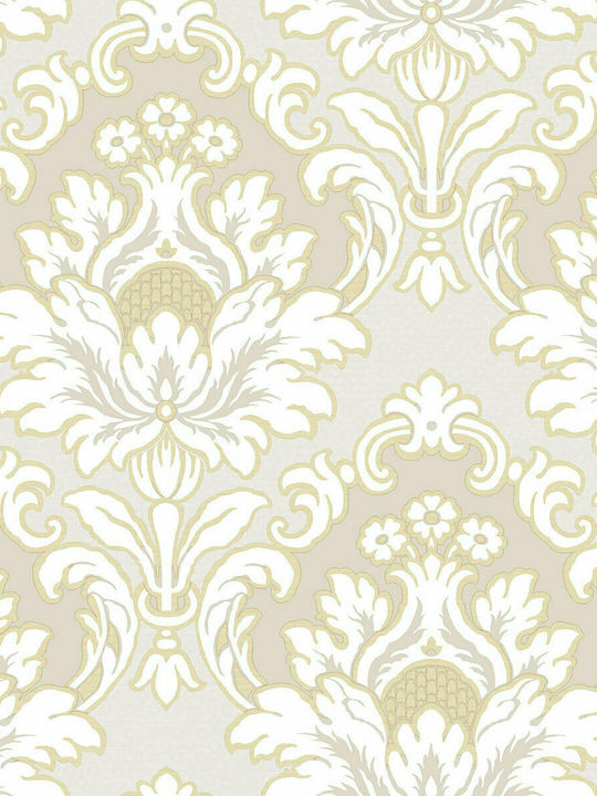 Wallpaper Vinyl Yellow L1005xW53cm Washable