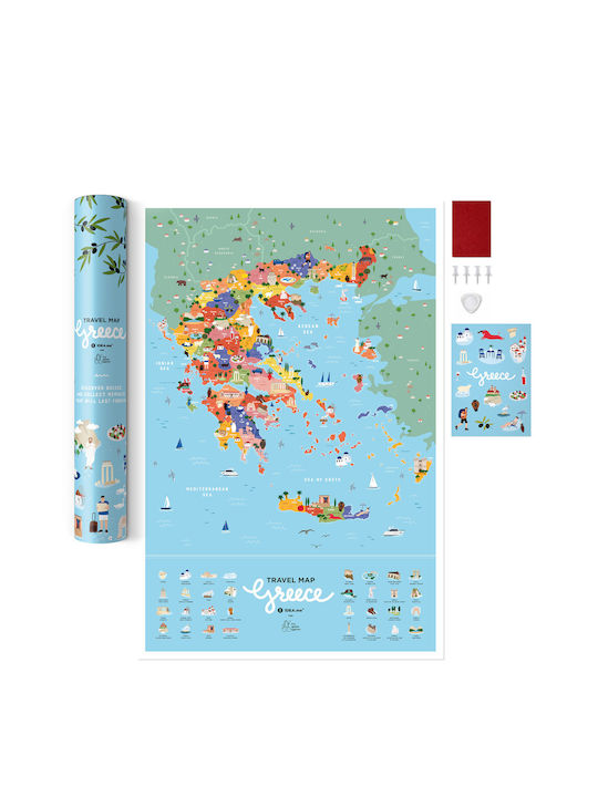 Scratch off Karte von Griechenland MyGreekGames