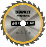 Dewalt DT1954 Cutting Disc Wood 235mm with 24 Teeth 1pcs