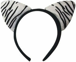 White Plastic Carnival Headband