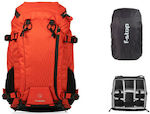 F-Stop Camera Backpack AJNA DuraDiamond 37L Travel & Adventure Essentials Bundle in Red Color