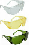 Climax 580 Safety Glasses for Protection with Yellow Lenses