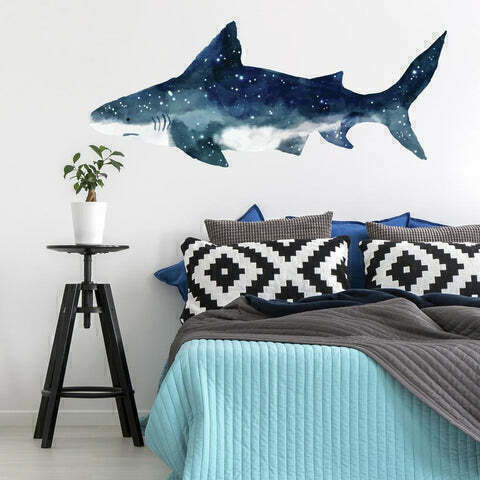 RoomMates Decor Παιδικό Διακοσμητικό Αυτοκόλλητο Τοίχου Καρχαρίας 107εκ.