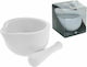 JK Home Decoration Porcelain Mortar 11x11x10cm