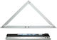 Hilka Electricians Aluminum Angle Ruler 45° and 90° for Tile and Floor Installation
