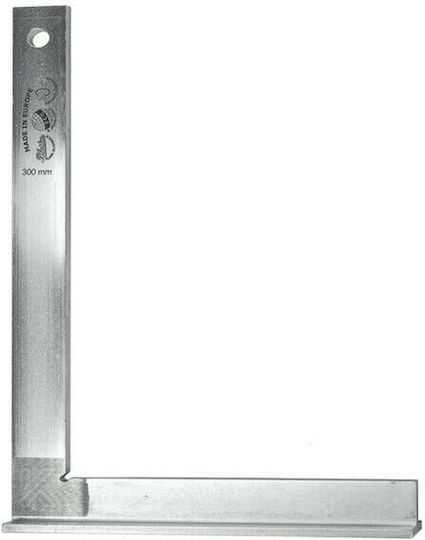 Luckhaus Luckhaus Aluminum Blacksmiths Angle Ruler with Rabbet Length 20cm