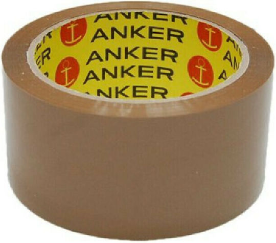 Komet Verpackungsfolie Anker PP 48mm x 60m in Braun Farbe
