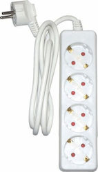 Redled Power Strip 4 Sockets with 1.5m Cable Redled Power Strip 4 Sockets with 1.5m Cable