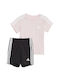 Adidas Kinder Set mit Shorts Sommer 2Stück Rosa