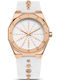 Daisy Dixon Alessandra Γυναικείο Ρολόι 36mm Μπαταρίας με Λευκό Δερμάτινο Λουράκι