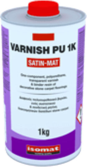 Isomat Varnish-PU 1K Surface Varnish Polyurethane Colorless Light Satin 1lt