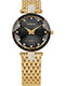 Jowissa Facet Strass Дамски Часовник 25mm Кварцов със Златна Метална Верижка