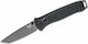 Benchmade Bailoyt Pocket Knife Black with Blade made of Stainless Steel in Sheath