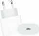 PZX Charger with USB-C Port and Cable USB-C - Lightning 20W Whites (PZX P41)