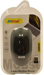 Andowl QM69 Wireless Mouse Black