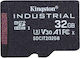 Kingston Industrial microSDHC 32GB Class 10 U3 V30 A1 UHS-I