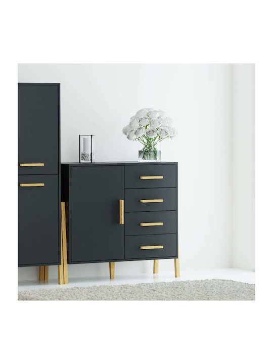 Alphab2b Μπουfe Belle Holz mit Schubladen Anthr...