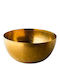 Stylepoint Inox Salad Bowl Gold 25x25x12cm