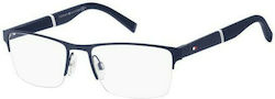 Tommy Hilfiger Bărbați Metalic Rame Ochelari Albastru marin 105759FLL5-519 Tommy Hilfiger Bărbați Metalic Rame Ochelari Albastru marin 105759FLL5-519