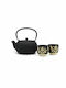 Bredemeijer Tea Set with Cup Cast Iron Black 1000ml 3pcs