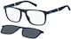 Tommy Hilfiger Plastic Eyeglass Frame with Clip...