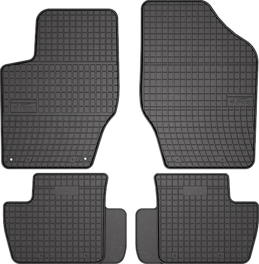 Frogum Σετ Μπροστινά και Πίσω Πατάκια 4τμχ για Citroen DS4 2011-2015 Μαύρα
