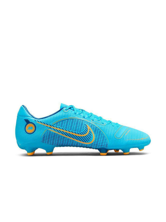 Nike Mercurial Vapor 14 Academy FG/MG Χαμηλά Ποδοσφαιρικά Παπούτσια με Τάπες Chlorine Blue / Marina / Laser Orange
